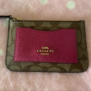 Coach Bags - COACH Zip Top Card Case In Colorblock NWT Coach Bags - COACH Zip Top Card Case In Colorblock NWT